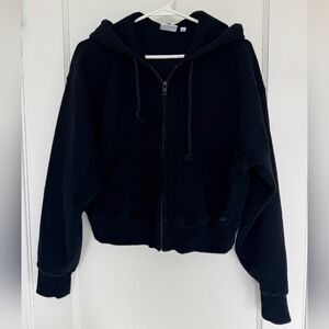 TNA Cozy Fleece Boyfriend Fit Boxy Zip Hoodie